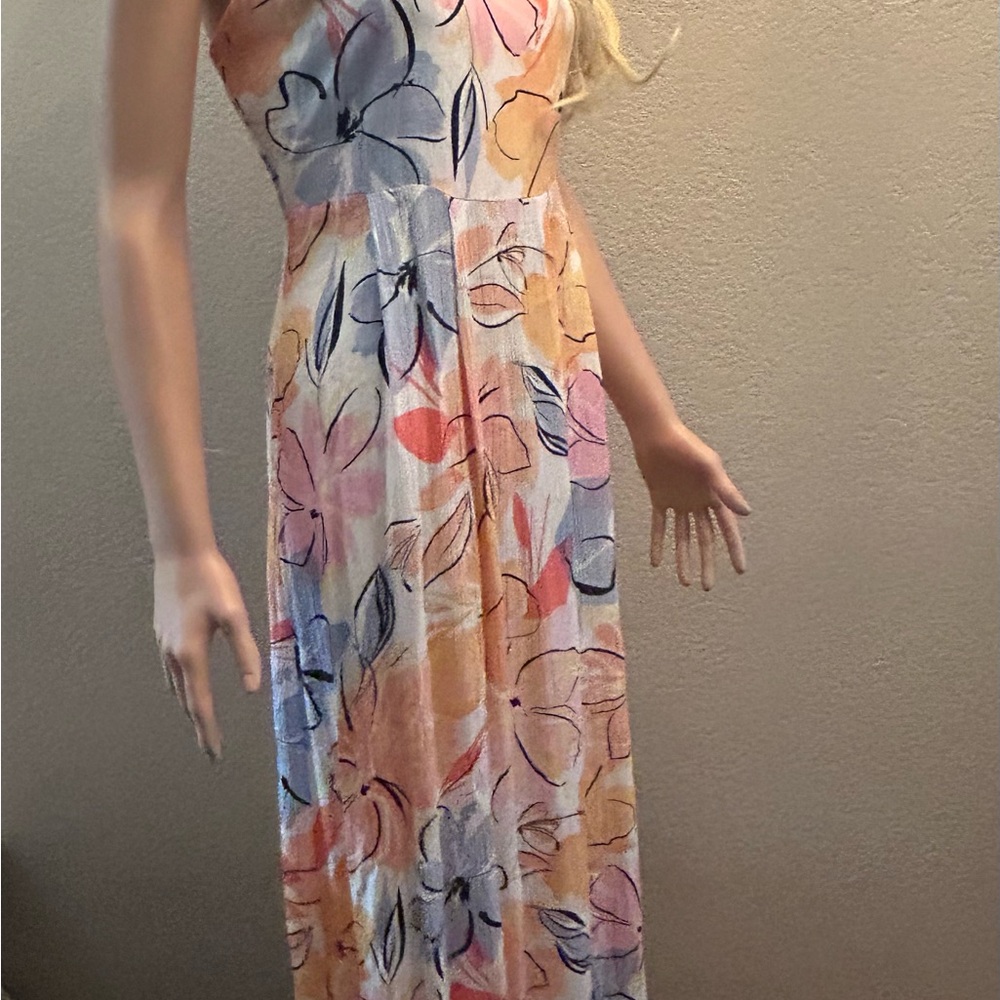 Rip Curl Vibrant Floral peek a boo back Maxi Dress - Picture 2 of 12